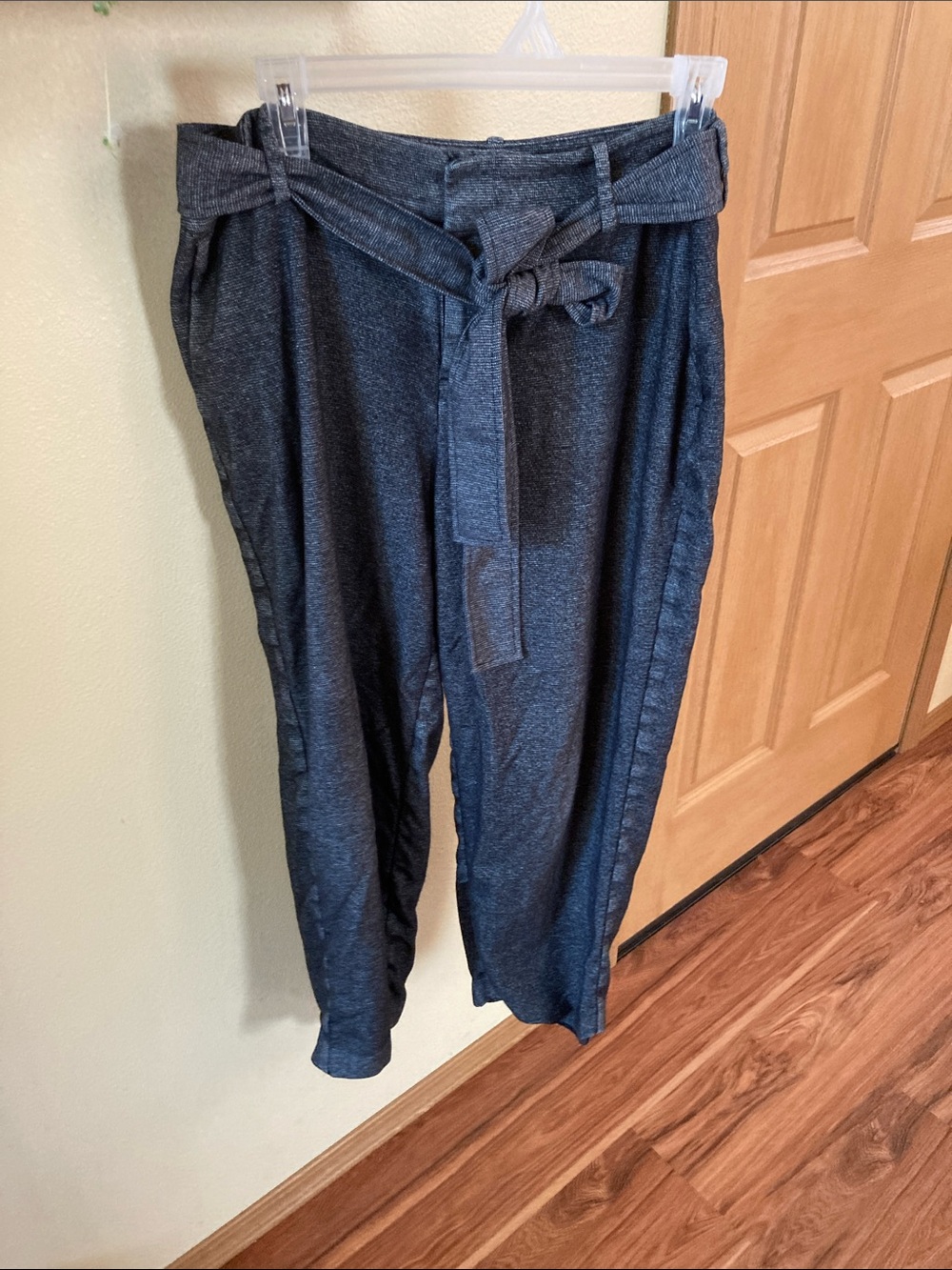 a new day Charcoal Tie-Waist Chinos